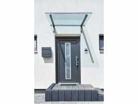 Zadaszenie PT/SE antracyt 1400x800 Szkło VSG GUTTA