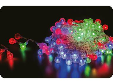 Zdjęcie: Lampki choinkowe kulka 7,5 m RGB multikolor VOLTENO