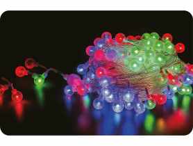 Lampki choinkowe kulka 7,5 m RGB multikolor VOLTENO