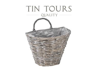 Zdjęcie: Kosz zawieszany na ścianie ydl-180382.sz szary TIN TOURS