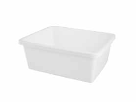 Miska prostokątna 37,5x30,5 cm - 11 L biały ALTOMDESIGN