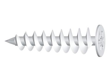 Zdjęcie: Kołek do styropianu, łącznik spiralny WK-DS85  10 szt. WKRĘT-MET