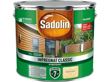 Zdjęcie: Impregnat ochronno-dekoracyjny hybrydowy Classic 9 L bezbarwny SADOLIN