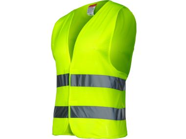 Zdjęcie: Kamizelka siatkowa z pasami odblaskowymi żółta, 3XL, LAHTI PRO