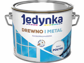 Emalia olejno-alkidowa drewno i metal biały 2,5 L połysk JEDYNKA