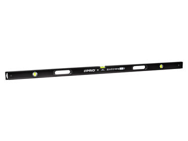 Zdjęcie: Poziomnica PRO900 Heavy Duty malowana czarna dwustronnie frezowana z uchwytami 150 cm PRO