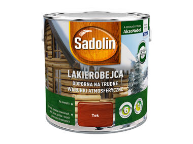Zdjęcie: Lakierobejca odporna na trudne warunki atmosferyczne 2,5 L teak SADOLIN