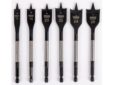 Zdjęcie: Zestaw wierteł piórowych do drewna 12-26 mm 6 elementów RAWLPLUG
