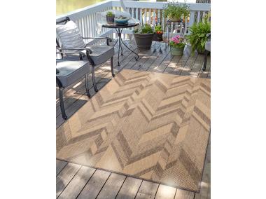 Zdjęcie: Dywan outdoor 120x170 cm Panama 8472 chevron INDAVO