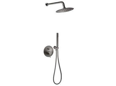 Zdjęcie: Zestaw Ciriculus Gun metal natryskowy podtynkowy 2F FERRO