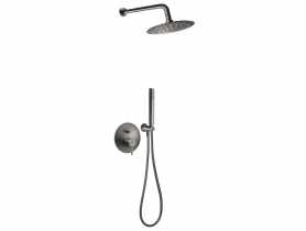 Zestaw Ciriculus Gun metal natryskowy podtynkowy 2F FERRO