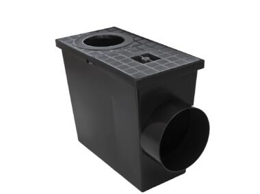 Zdjęcie: Studzienka z pokrywką 260x135x220 mm czarny-grafit ZMM MAXPOL