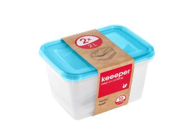 Zdjęcie: Zestaw 2 pojemników fredo fresh 2 L KEEEPER