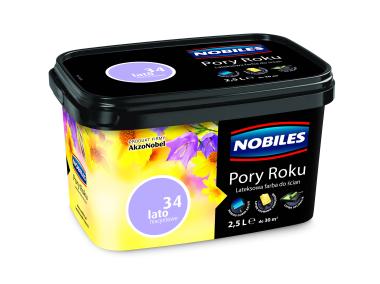 Zdjęcie: Farba lateksowa Pory Roku 2,5 L lato hiacyntowe NOBILES