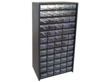 Zdjęcie: Szafka metalowa z 60 szufladkami plastikowymi 305x545x150 mm PROFIX