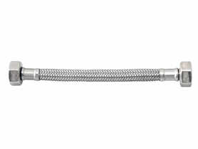 Wąż w oplocie 8 mm 1/2x1/2 N-N - 120 cm FLEXITALY