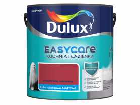 Farba do wnętrz EasyCare Kuchnia&Łazienka 2,5 L prawdziwie rubinowy DULUX