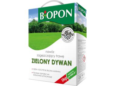 Zdjęcie: Nawóz zagęszczający trawę Zielony dywan 5 kg BOPON
