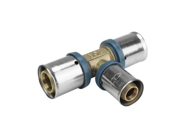 Zdjęcie: Trójnik zaciskowy PEX 20x16x20 mm TYCNER