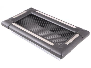 Zdjęcie: Kratka kominkowa wentylacyjna Exclusive 10x20 cm grafit, inox PARKANEX