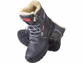 Trzewiki ocieplane wysokie skórzane czarne,s3 src,40, CE, LAHTI PRO