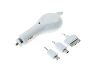 Zdjęcie: Ładowarka samochodowa 1 AMP z 3 końcówkami Charger-X3 BOTTARI
