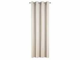 Zasłona Ema 140x250 cm kremowa na przlotkach EUROFIRANY