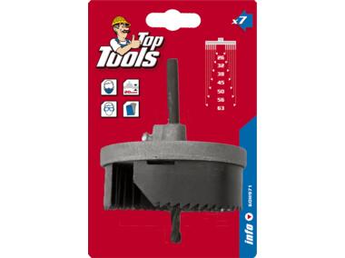 Zdjęcie: Otwornice 26-63 x 20 mm, zestaw 7 sztuk TOP TOOLS