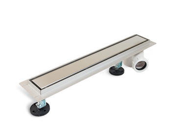 Zdjęcie: Odpływ liniowy z bocznym syfonem Side Drain (pod płytkę / Virgin) 80 cm BALNEO