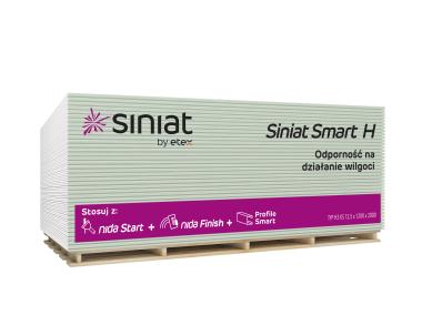 Zdjęcie: Płyta Siniat Smart H 1200x12,5x2600 SINIAT
