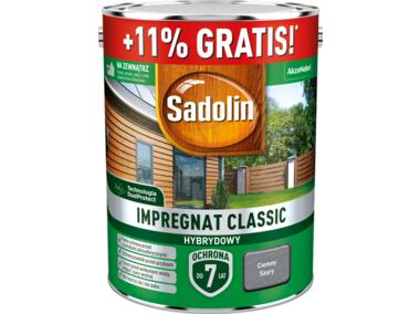 Zdjęcie: Impregnat Classic Hybrydowy ciemny szary 5 L SADOLIN
