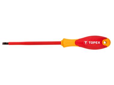 Zdjęcie: Wkrętak płaski 1000V, 5.5 x 125 mm, CrMo TOPEX