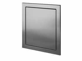 Drzwiczki rewizyjne metalowe 20x25 klik-klak inox VELITE