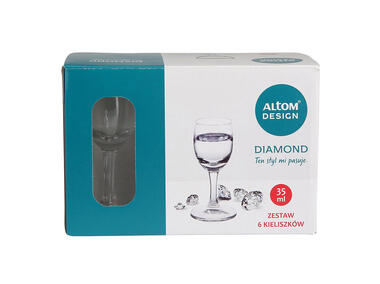Zdjęcie: Komplet 6 kieliszków na wódkę Diamond 35 ml ROYAL LEERDAM