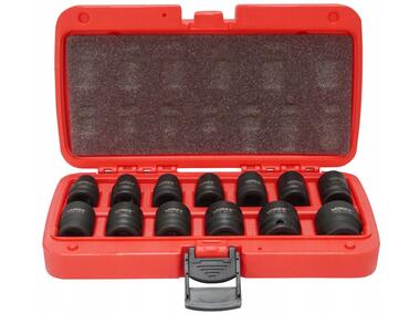Zdjęcie: Nasadki udarowe krótkie 1/2 13PCS 10-24 mm VERKE PREMIUM