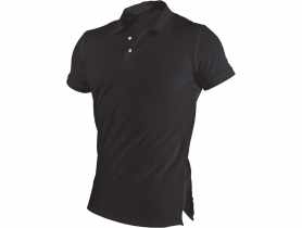 Koszulka Polo Garu czarna XXXL STALCO