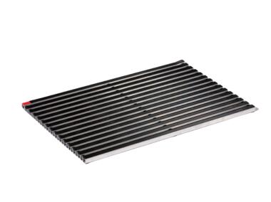 Zdjęcie: Mata wycieraczki z aluminium, gumy koloru czarnego 60x40 cm Vario ACO