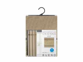 Zasłona gotowa Bueno 140 x 250 cm beżowy EUROFIRANY