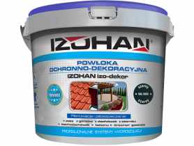 Powłoka ochronno-dekoracyjna Izo-Dekor czarny RAL 9050, 5 kg IZOLEX