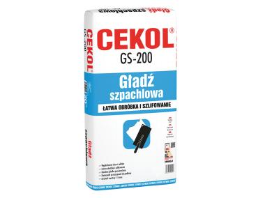 Zdjęcie: Gładź szpachlowa GS-200 - 5 kg CEKOL
