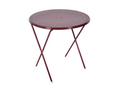 Zdjęcie: Stolik ogrodowy Topaz 65 cm turystyczny bordo OŁER