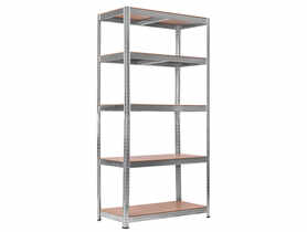 Regał metalowy 180x90x45 cm ocynkowany 5-półkowy z MDF 5 mm TC-080A PSB