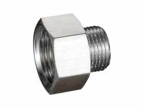 Redukcja nyplowo-mufowaGW1/2"XGZ3/8" chrom CALIDO