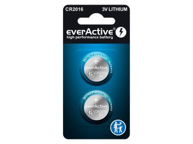 Zdjęcie: Baterie litowe CR2016 2BL EVERACTIVE