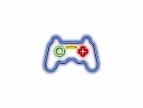 Neon Plexi LED Gamepad multikolor PLASTROL