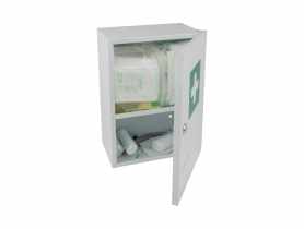 Apteczka ścienna 300x220x125 mm z wyposażeniem METRO