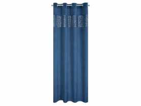 Zasłona gotowa Margot 140 x 250 cm granatowy EUROFIRANY
