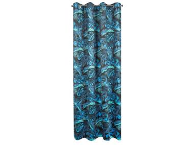 Zdjęcie: Zasłona gotowa Liz 140x250 cm niebieski EUROFIRANY