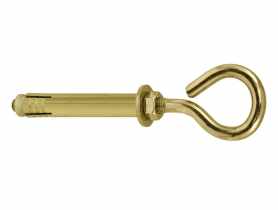 Kotwa stalowa dwurozporowa hak oczkowy 14/M10x195 mm - 15 szt. WKRĘT-MET