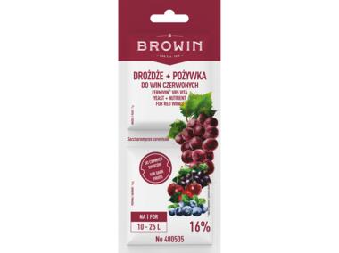 Zdjęcie: Drożdże + pożywka - wina czerwone BROWIN